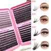 Selawasty DIY Lash Extension Kit 640pcs Individual Lashes Clusters D