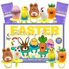 2025 Easter Candy 3D Lollipop Rings, Individually Wrapped Bunny Chick