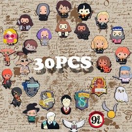 Croc Charms, Shoe Charms, 30 PCS Anime Charms Shoe Decoration Charms, Christmas Cute Croc Charms for Festival Party Kids Teens Women Also Suitable for Bracelet Decoration (3)