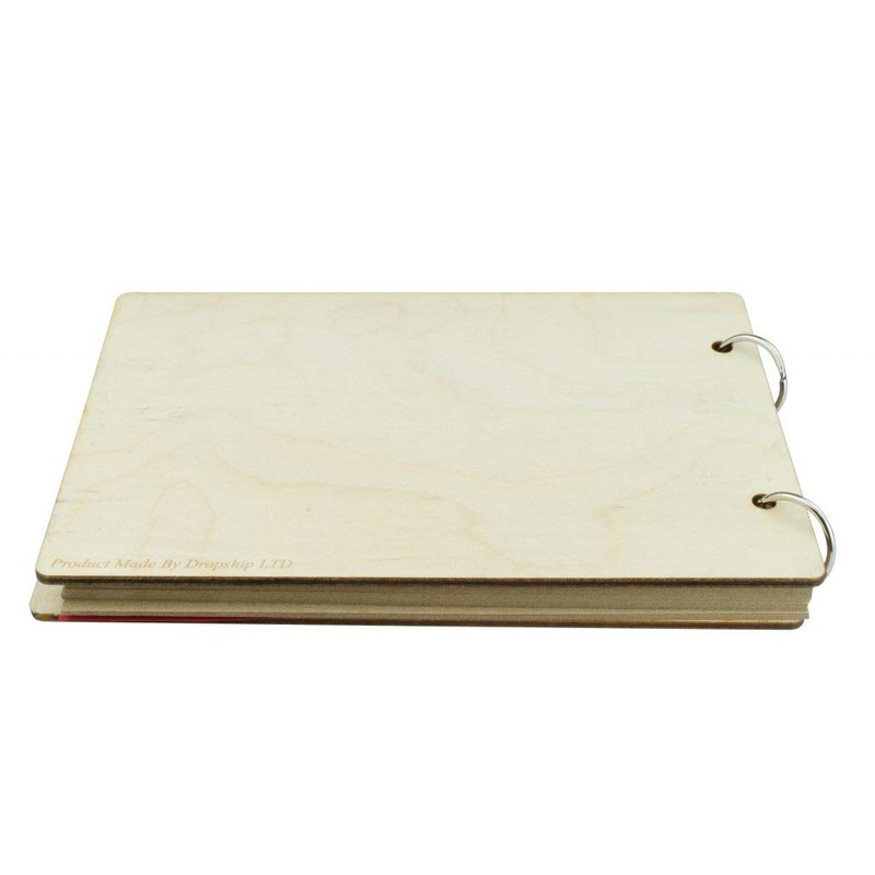 12 Year Anniversary Wooden Scrapbook – Perfect for your Husband