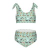 YYZZH Horse Pattern On Blue Girls Bikini Sets 2 Piece