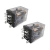 2 Pieces JQX-13F(D) DC 24V Coil 8 Pin Miniature High