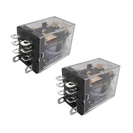 2 Pieces JQX-13F(D) DC 24V Coil 8 Pin Miniature High Power Electromagnetic Relay