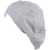 BYOS - Gorro de punto suave y ligero, Gris Plata