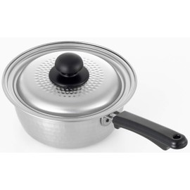 Ajiichi SJ3119 Snow Flat Pot with Lid 7.1 - 7.9 inches (18 - 20 cm)