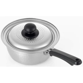 Ajiichi SJ3119 Snow Flat Pot with Lid 7.1 - 7.9 inches (18 - 20 cm)