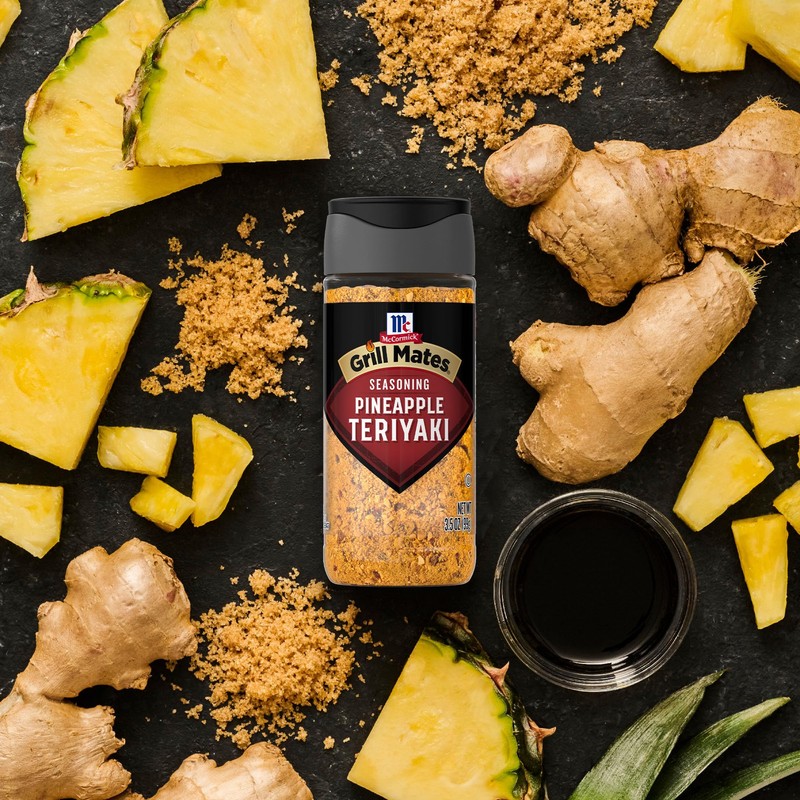 McCormick Grill Mates Seasoning, Pineapple Teriyaki, Grilling Seasoning for Adding