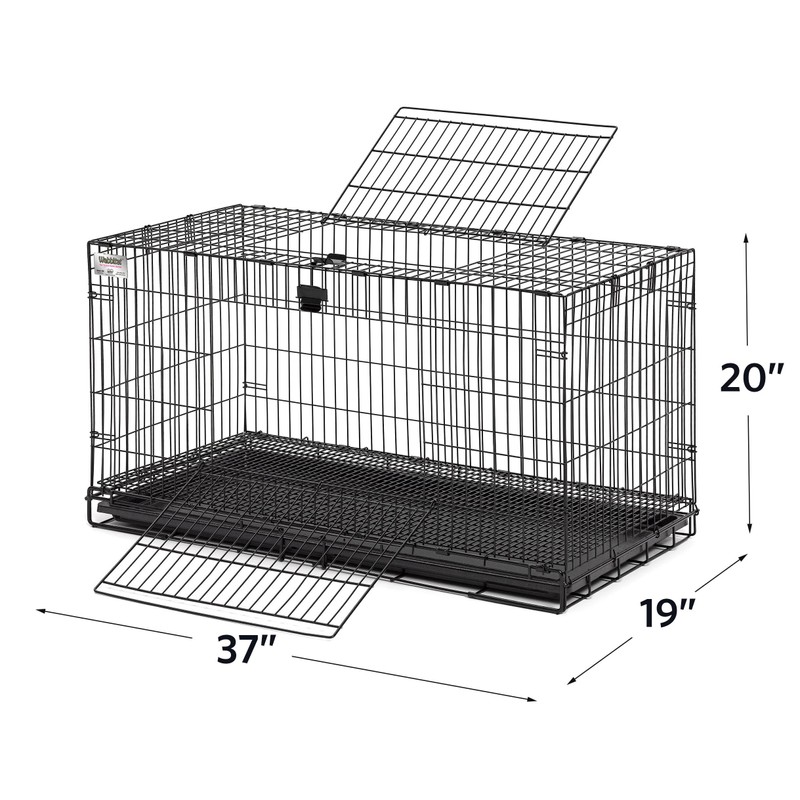MidWest Homes for Pets Medium Wabbitat Rabbit Cage, Grid Mesh