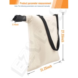 EZYPAK 127-7040 Blower Debris Vacuum Bag for Toro 137-2336 108-8994 Leaf Blower Bag, 127-7040 Debris Collection Bag for 51436 51558 51436, 51558, 51563, 51574, 51581, 51592, 51593,51594, 51599 Model