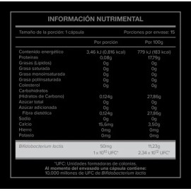 Pack Lactiv Fit 6 Suplementos Tratamiento Completo Para 3 Meses 15 Cápsulas C/u Bifidobacterium Lactis Mejora Salud Digestiva Refuerzo Inmunológico