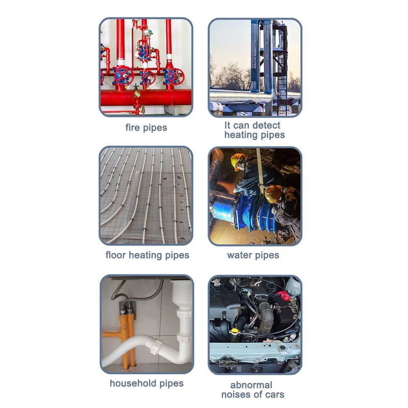 Sonew Water Leakage, Underground Wall Pipe Leak Hearing Detector Kit,