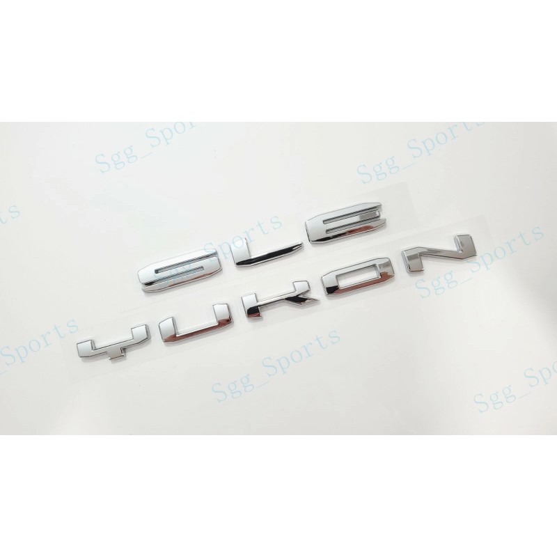 GMC 2PCS GMC 2021-2023 Yukon Yukon XL Rear Tailgate Chrome