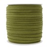 Mandala Crafts Olive Green Flat Drawstring Cord Replacement, 1/2 Inch