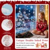 Vijamiy Double Sided Christmas Window Stickers, Large Xmas Window Clings