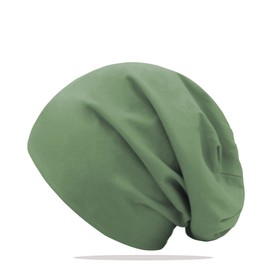 Glamexx24 Beanie Hat for Men and Women: Unisex Winter Fleece Hat Men's Long Classic Slouch Jersey Beanie Hat for Spring, Autumn and Winter, Army Green