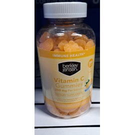 berkley jensen Vitamin C Orange Gummy, Orange Flavor 250 mg 200 ct
