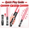 Glowing Toy Lightsaber for Kids’ Pretend Play – Telescopic LED