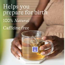 Lansinoh + HotTea Mama Final Push Tea, Red Raspberry Leaf Tea for Labor and Delivery Prep, Raspberry Leaf Tea with Peppermint, Caffeine-free, Sugar-Free, Pregnancy Must Haves, Includes 14 Tea Sachets