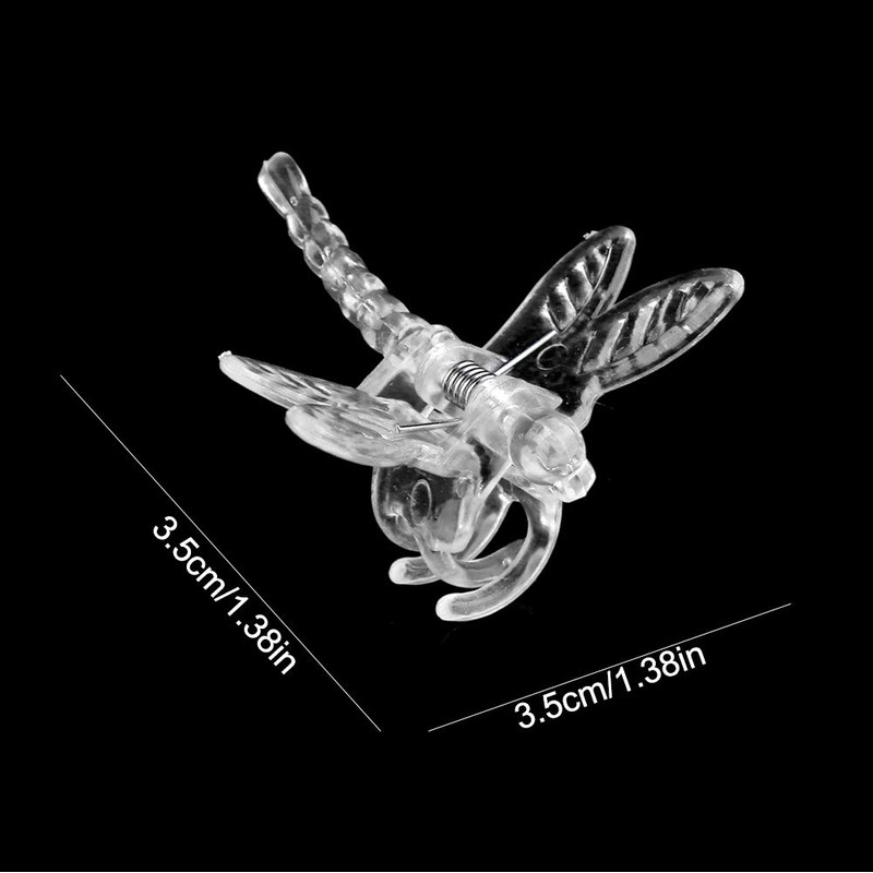 Haofy 100PCS Plant Support Orchid Clips Vine Plant Clips, Garden
