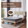 Lufia Wood Bed Risers 2 Inch, Premium Pine Furniture Risers