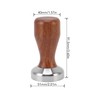 Coffee Tamper Multipurpose 304 Stainless Steel Flat Base Coffee Powder