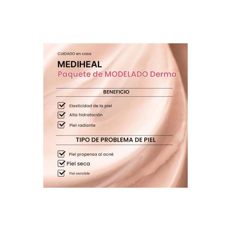 Mediheal Paquete De Modelado Derma (Colágeno) - Elasticidad De Relleno