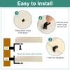 sourcing map 30Pcs Shelf Support Pegs, 5mm L-Shaped Bracket with