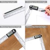 Neoteck Digital Angle Finder Ruler 8 inch/200mm Stainless Steel Digital