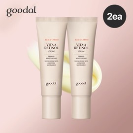 (Hyundai Home Shopping) Goodal Black Carrot Vita A Retinol Elasticity Cream Double Set (50ml x 2) / (현대홈쇼핑)구달 흑당근 비타A 레티놀 탄력크림 더블세트 (50ml x 2개)