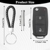 2 Button Car Key Casing, Compatible with VW Keys, Compatible