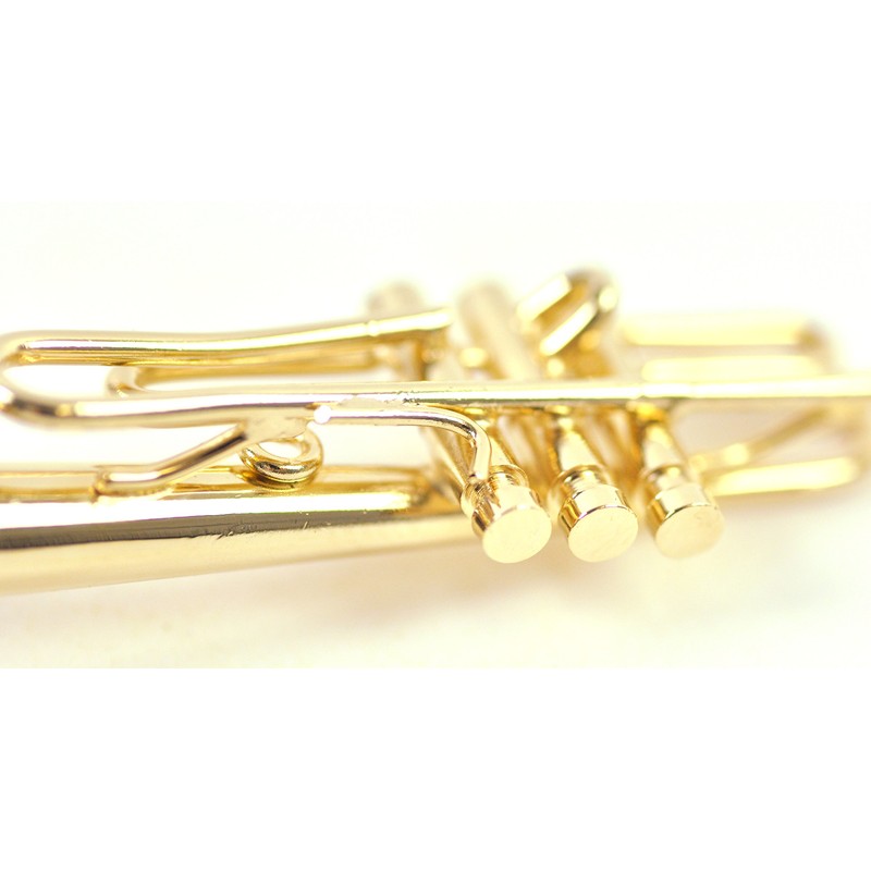 Sunrise Sound House Miniature Musical Instrument Trumpet 1/12 Gold