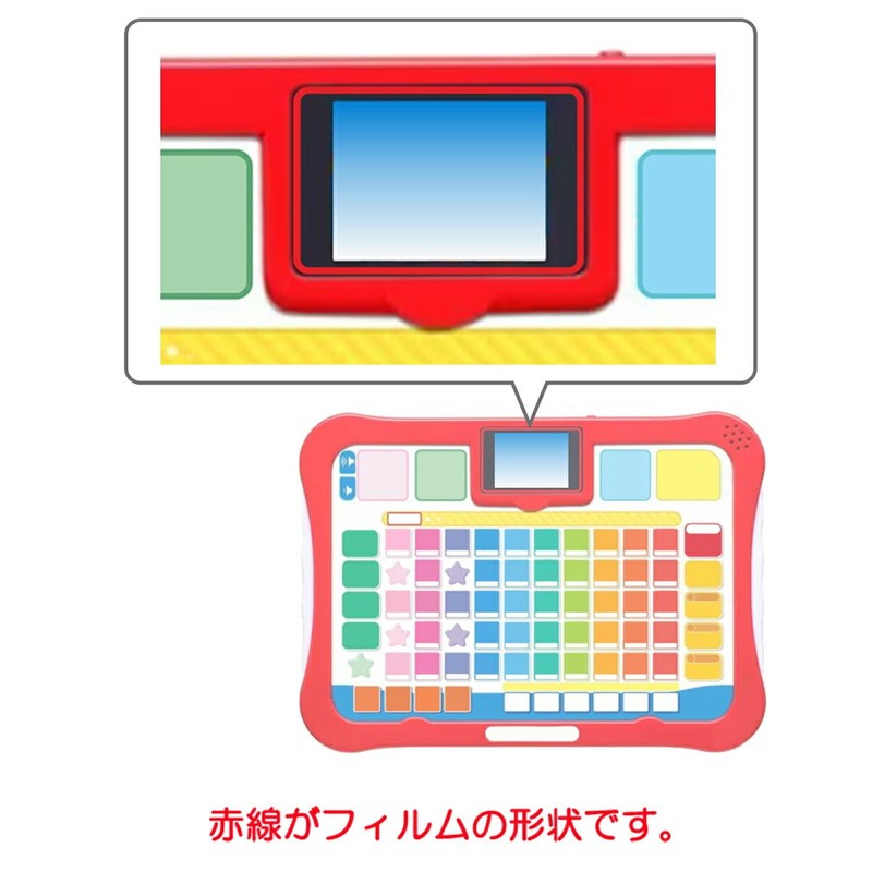 ClearView 2-Piece Set, Anpanman Color Navi Kids Tablet, 5 Major