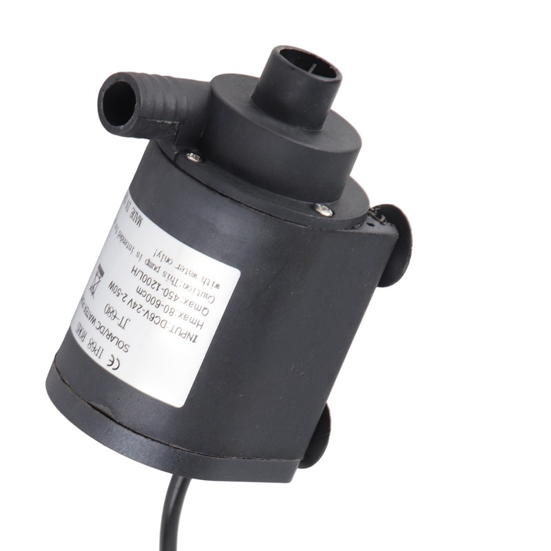 DC 24V 1000L/H Hot Water Circulation Pump Solar Brushless Motor