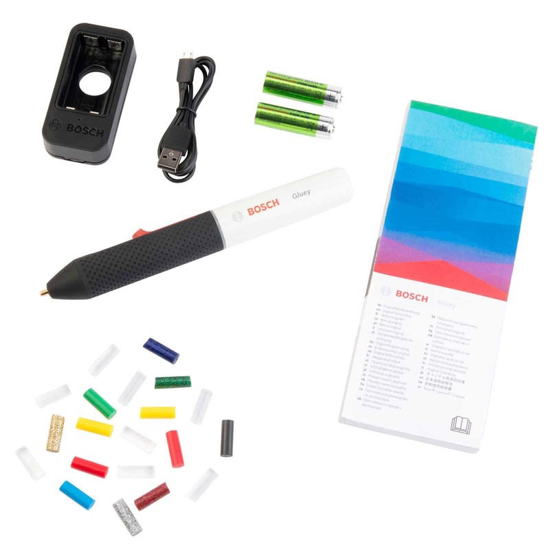 BOSCH 06032A2102 Gluey Cordless Glue Pen (Marshmallow White)