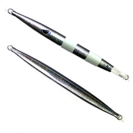 AZZURRO Fullbo 250G Silver Black Zebra Glow Offshore Jig Jigging Ton Jig Deep Sea