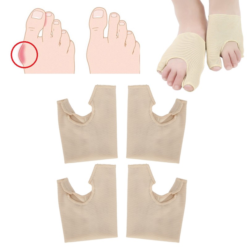 2 Pairs Toe Separator Elastic Hallux Valgus Corrector Bunion Correction
