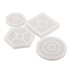 8 Pcs Silicone Coaster Molds Silicone Epoxy Resin Coaster Casting
