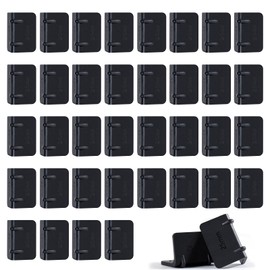 Edge Protection Angle, Pack of 36 Plastic Edge Protection, 4.5 x 3 cm Edge Protection Lashing Straps, Truck Edge Protection for Lashing Straps with 25 mm Width, Load Securing (Black)