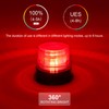 AnTom Wireless Strobe Light, Red LED Rechargeable Battery Magnet Rooftop