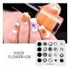 Kads Juego 5pcs Placas Estampación Uñas Kads - Modelos Flores
