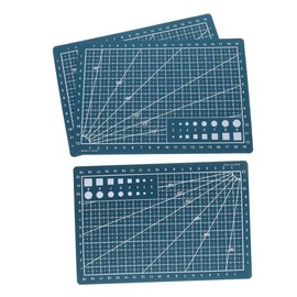 Hohopeti 3pcs Double Sided Cutting Mat for Crafts Durable Versatile Quilting Supplies for Cutting Journaling and Stamp Carving Multiuse Crafting Tool
