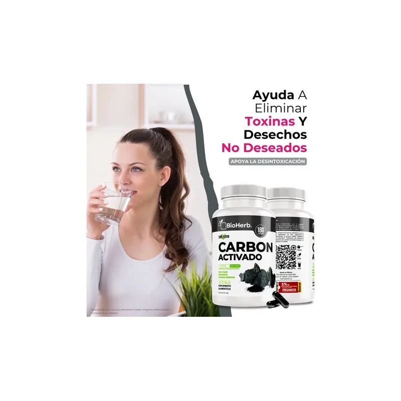 Carbón Activado Micronizado - Eficaz Soporte Digestivo