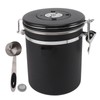 1.5L Coffee Canister Coffee Container with Scoop Date Tracker Stainless