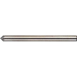 TRUSCO TB49A030S Carbide Bar, Conical Type, 90° Φ0.1 inch (3 mm) Blade Length 0.06 inch (1.5 mm) Axle 0.1 inch (3 mm) Single Cut