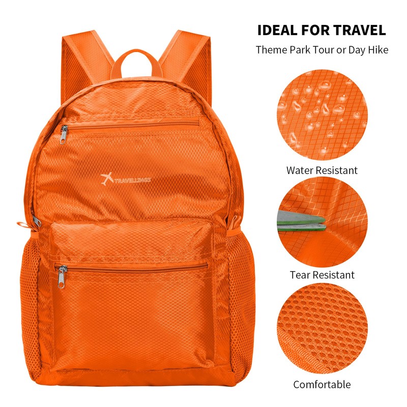 Lightweight Foldable Backpack Small Waterproof Hiking Backpack Durable Packable Backpack