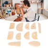 11pcs Pottery Trimming Tool Professional Wood Pottery Foot Shaper Tool