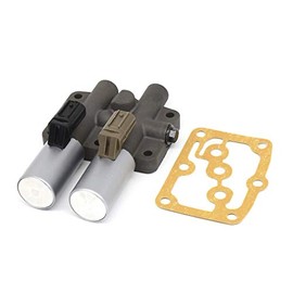 Transmission Dual Linear Solenoid 28250-P6H-024 Replacement for Honda Accord Odyssey Acura CL TL MDX Pilot Prelude 28250P6H024 with 1PCS Gasket and 3PCS O-Rings