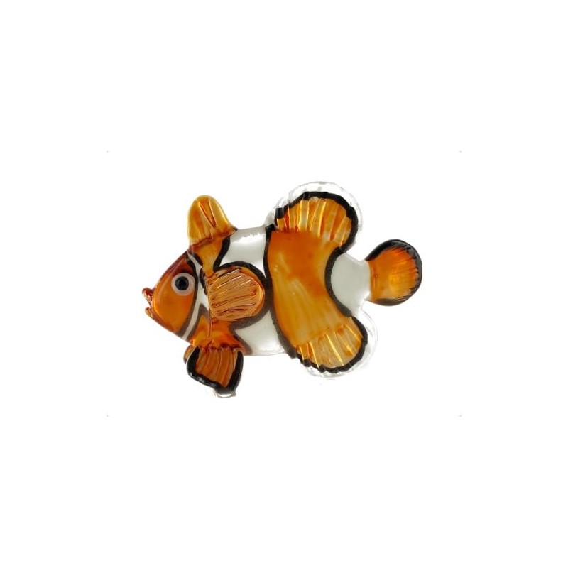 Clown Fish Glass Figure – Coral Reef Fish S 51