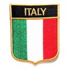 PP Patch Italy Flag National Emblem Iron On Sew on
