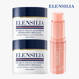 Elensilia [2-Day Special] Elensilia Super Snail Cream 2 + Anti-Wrinkle Balm 1 / [단2일특가]엘렌실라 슈퍼달팽이크림 2개+안티링클밤 1개